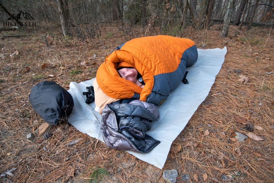 camping sleeping