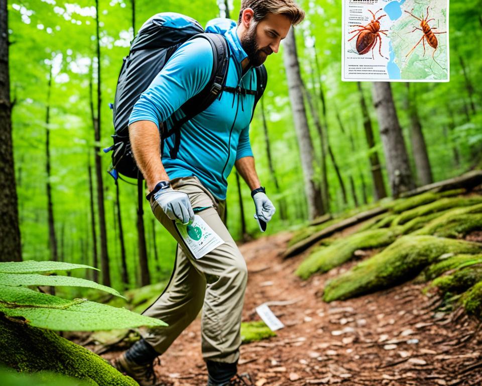 how to avoid ticks while hiking