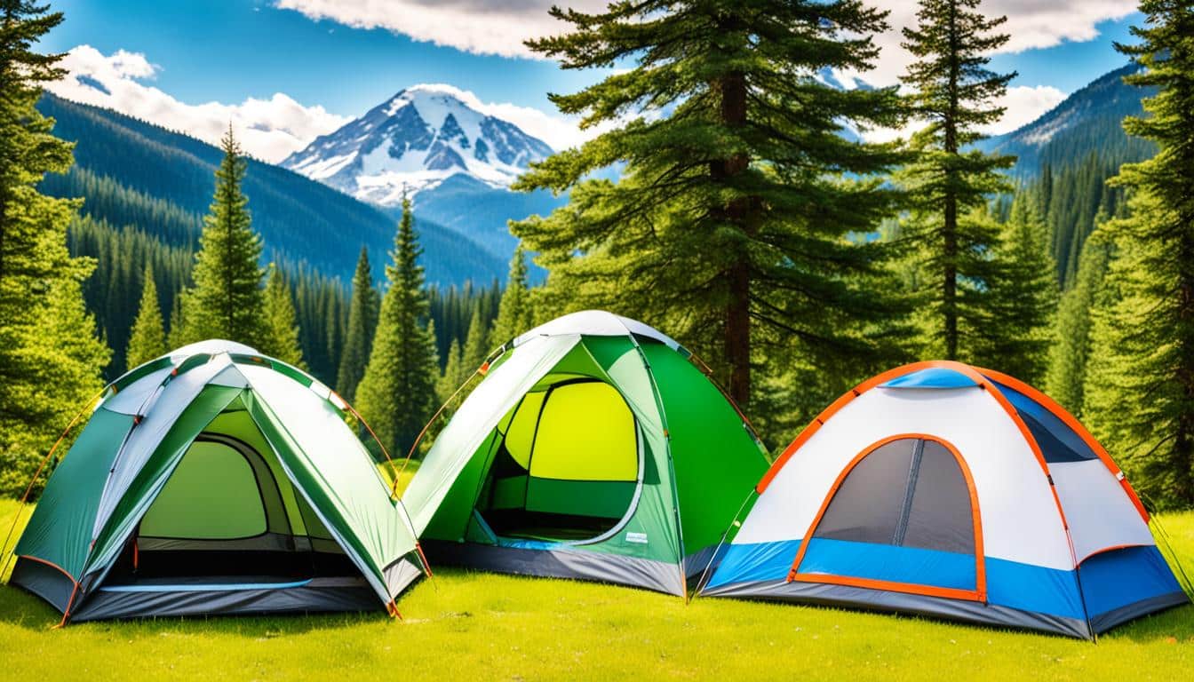 different types of tents