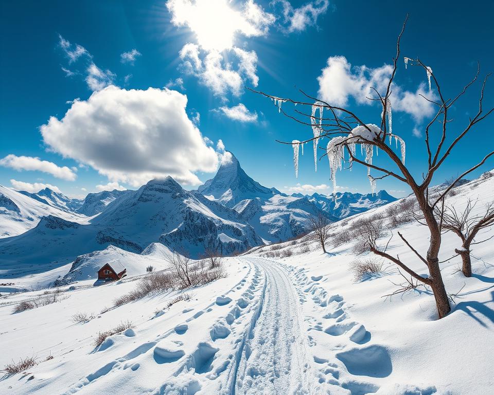 Gornergrat snowshoe trail