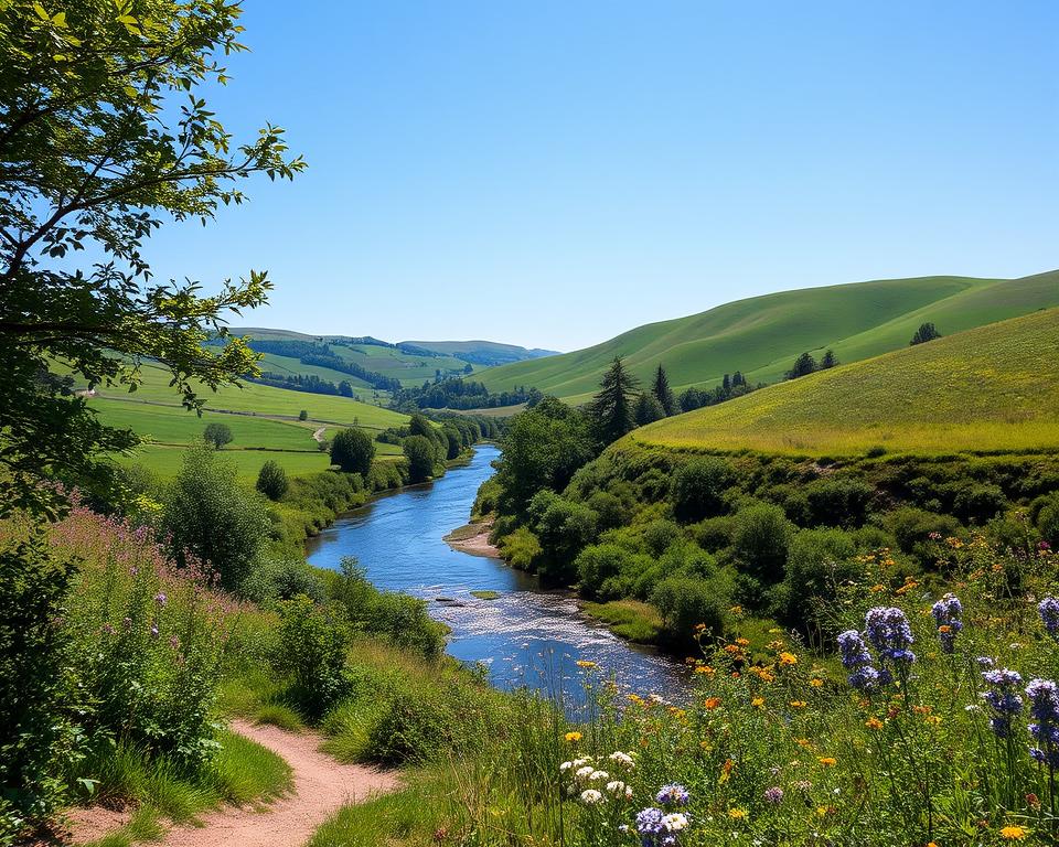 River Coquet trail