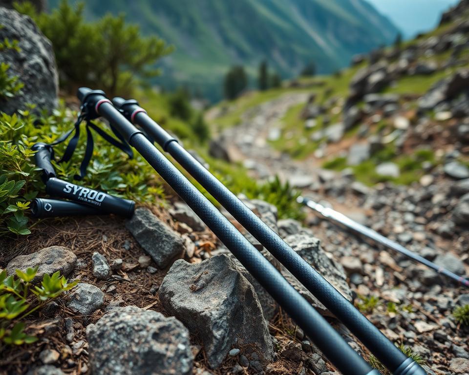 carbon fiber trekking poles