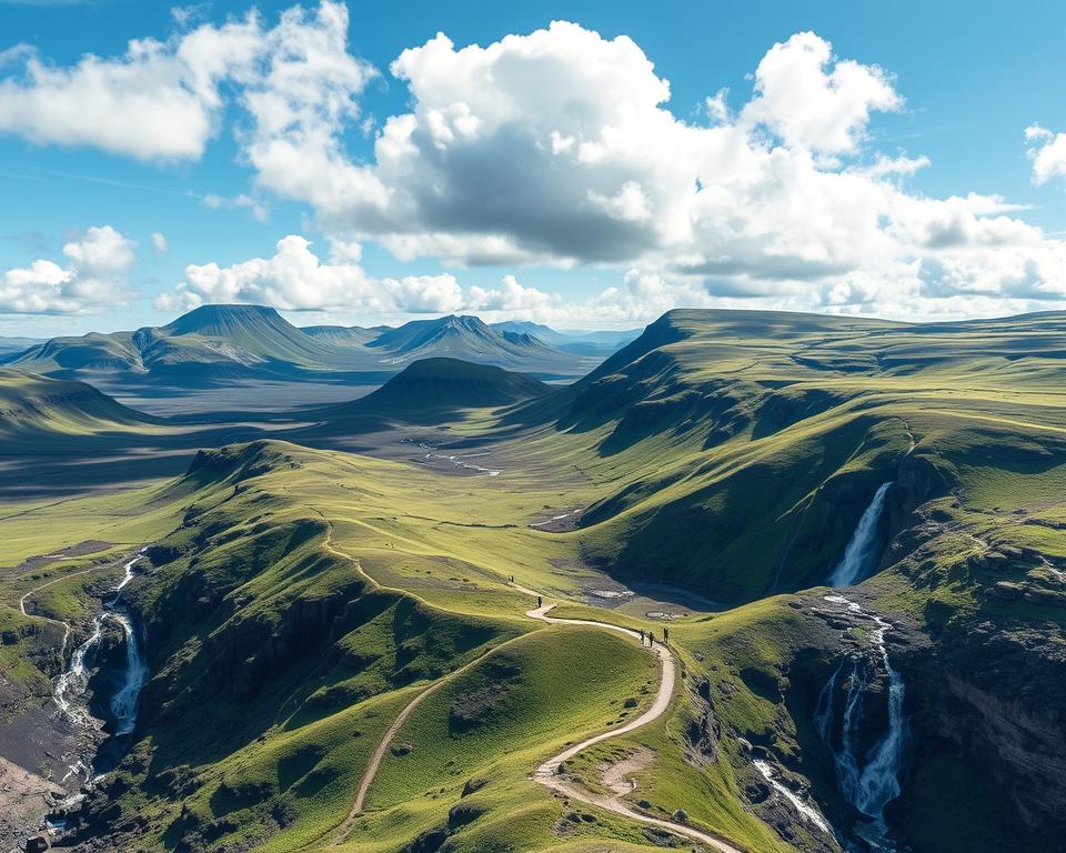 hiking trails Iceland