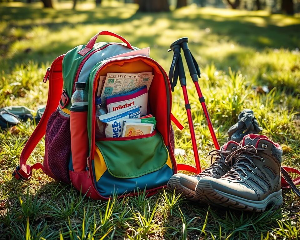 packing for hikes