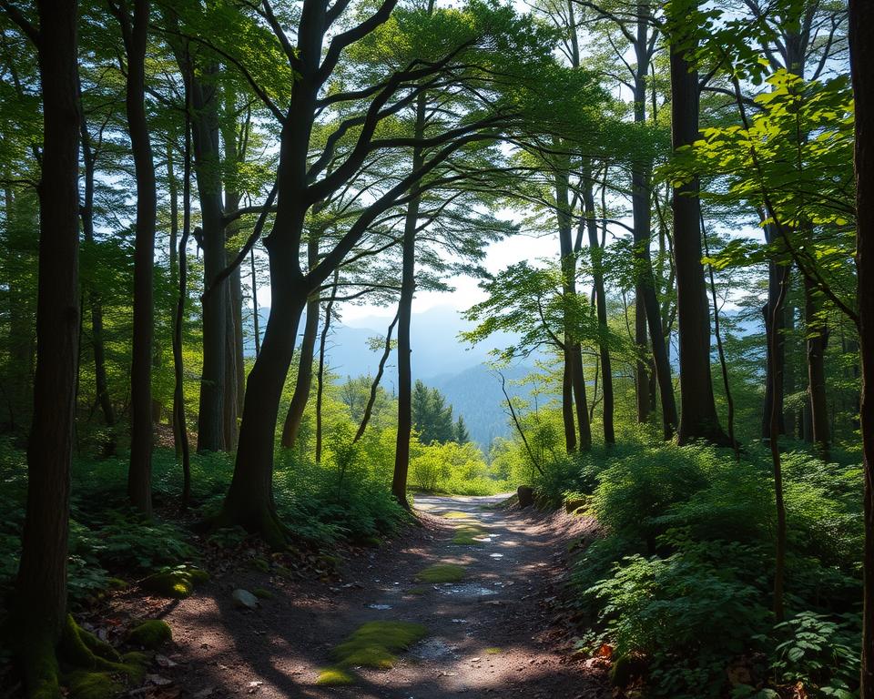 wilderness hiking trail