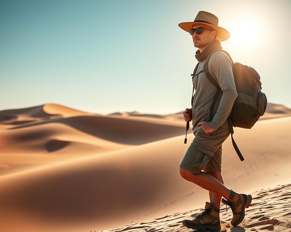 desert hiking attire