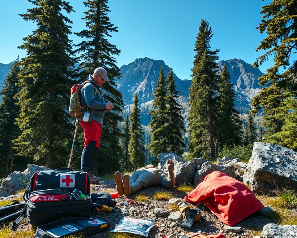 emergency response hiking