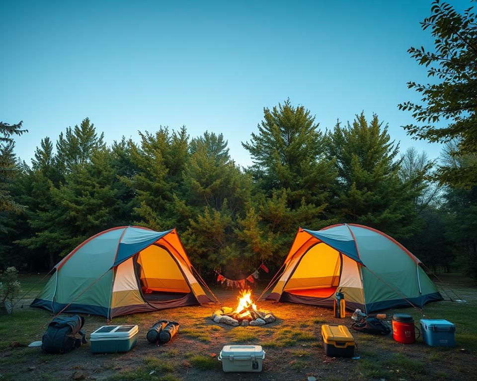 family camping tents