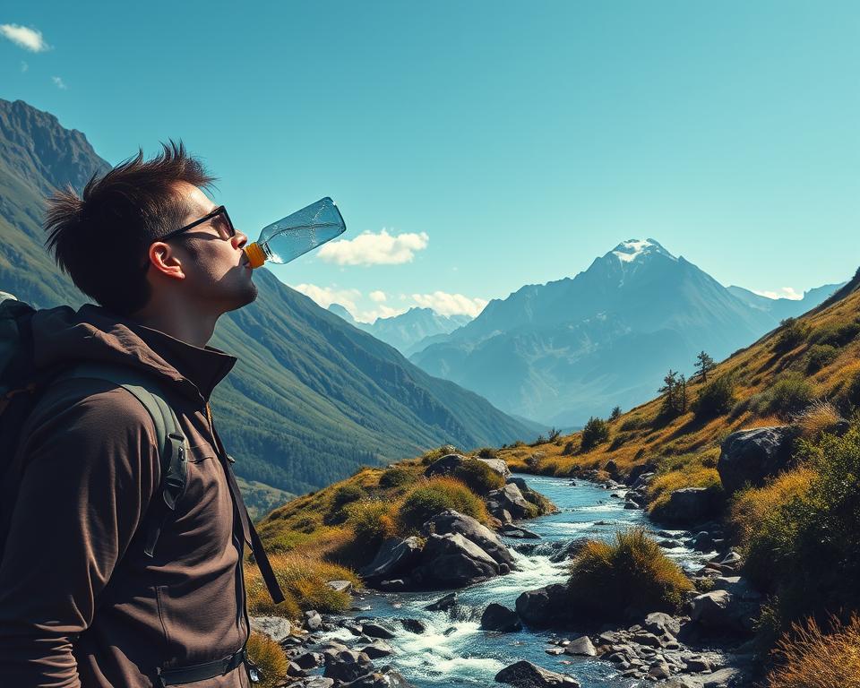 staying hydrated on hikes