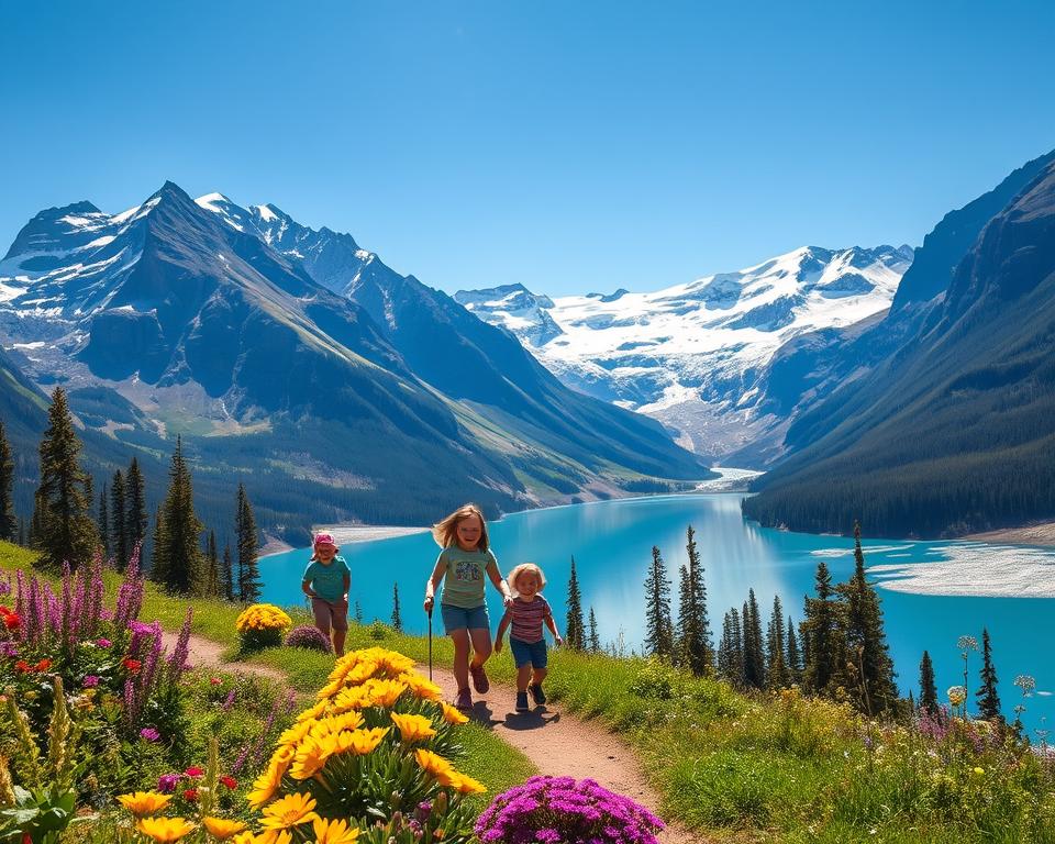 Canadian Rockies with children