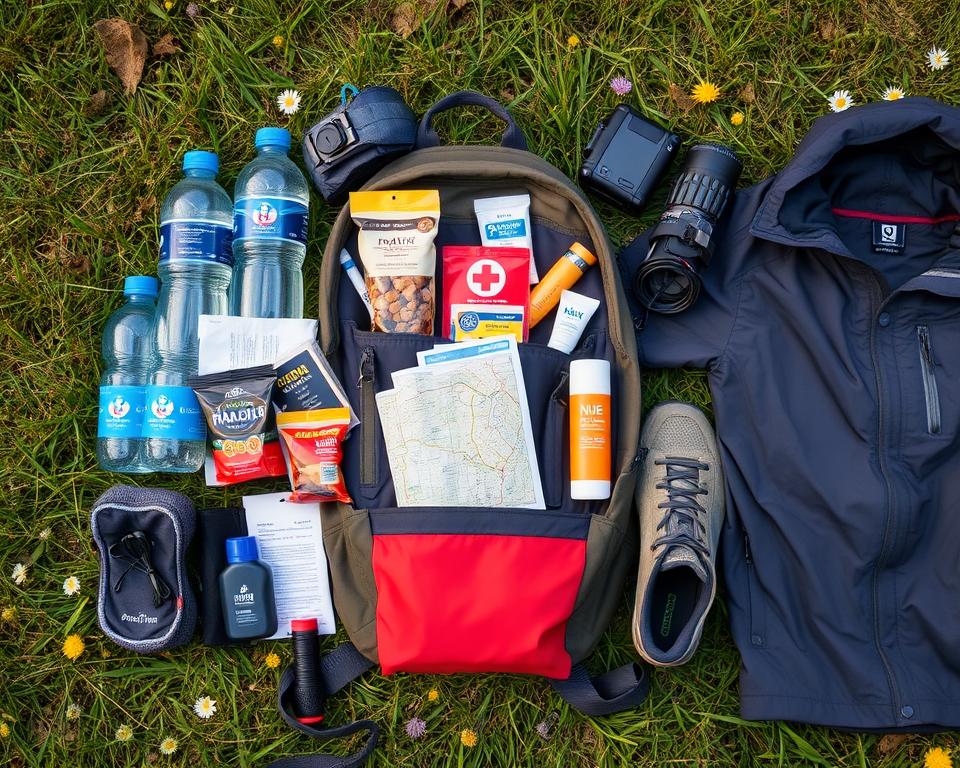 day hike packing list