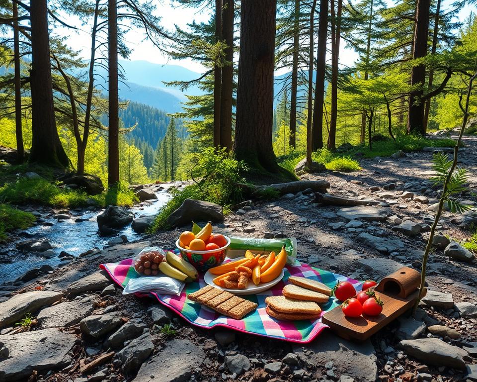 snack breaks on hikes