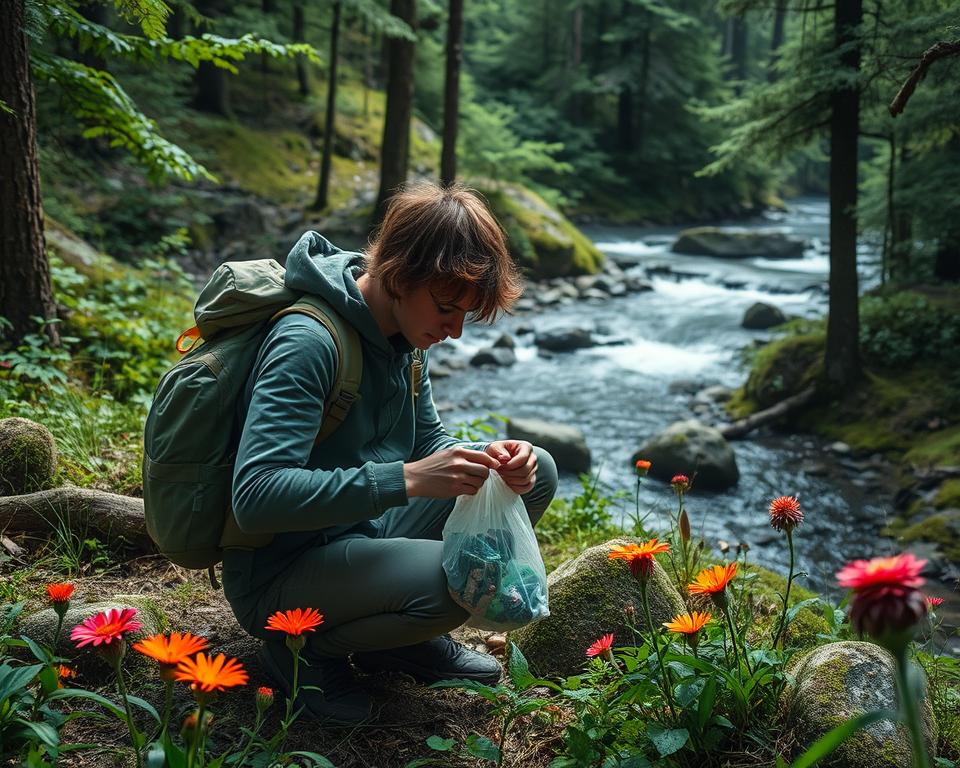 Leave No Trace hiking