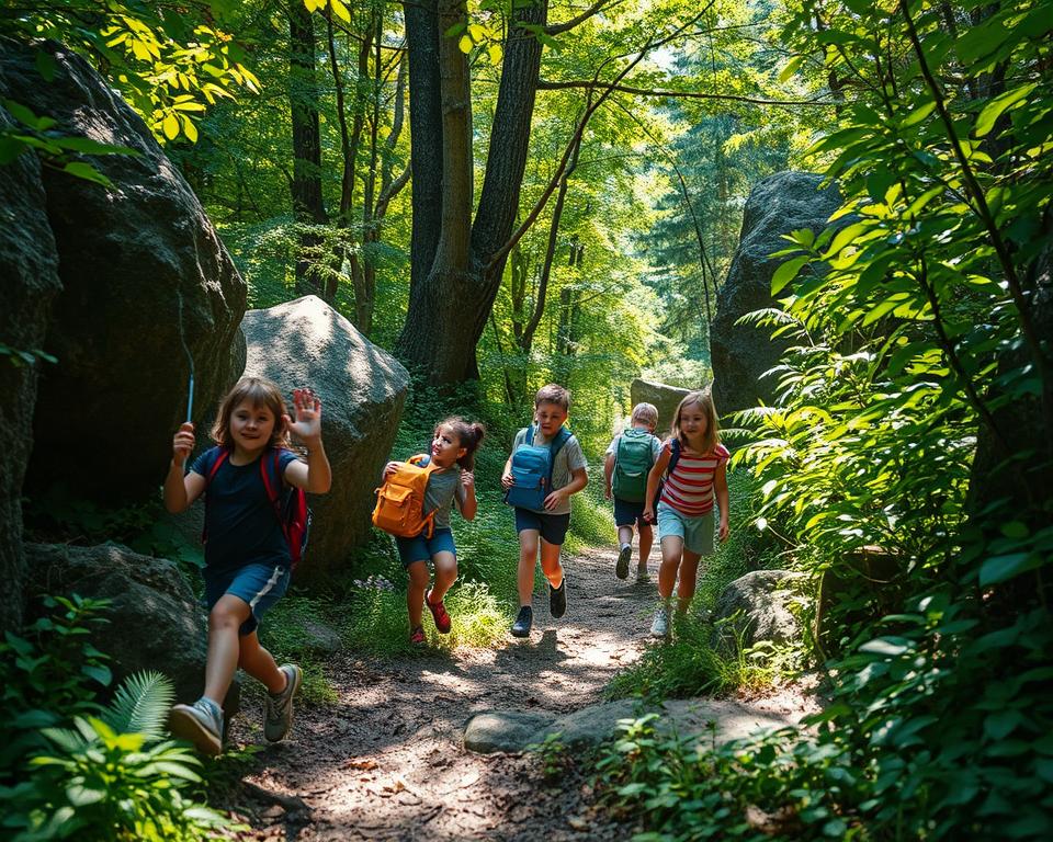 dynamic hiking hide and seek