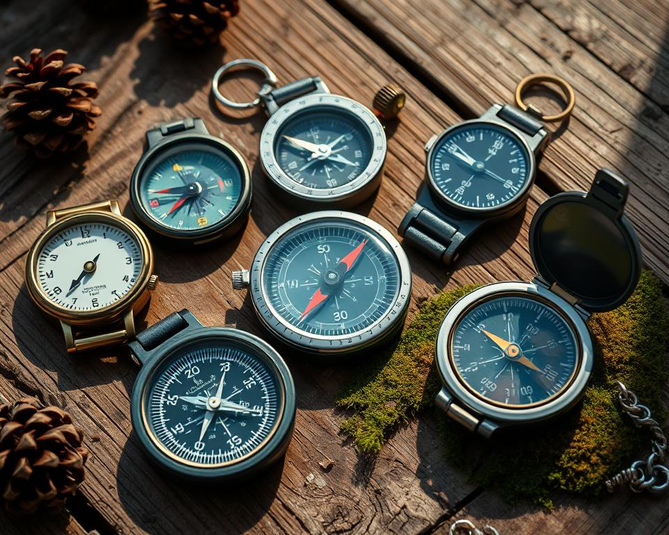 types of hiking compasses