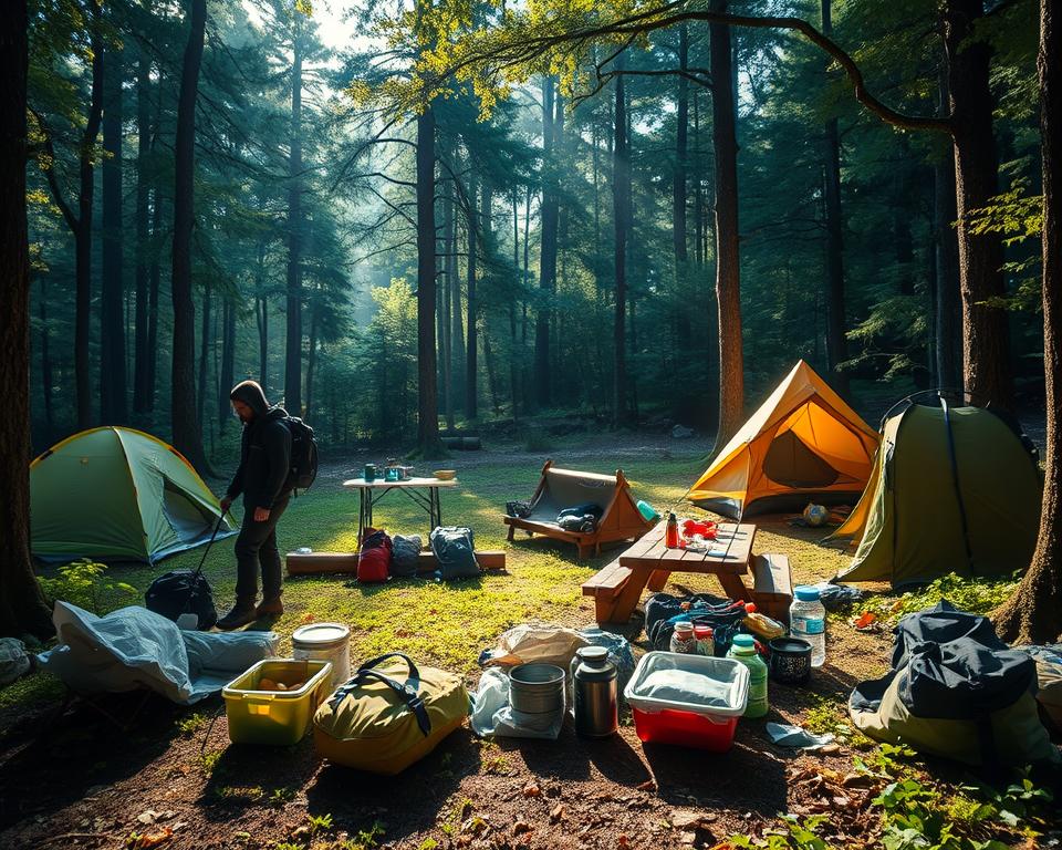 zero waste camping