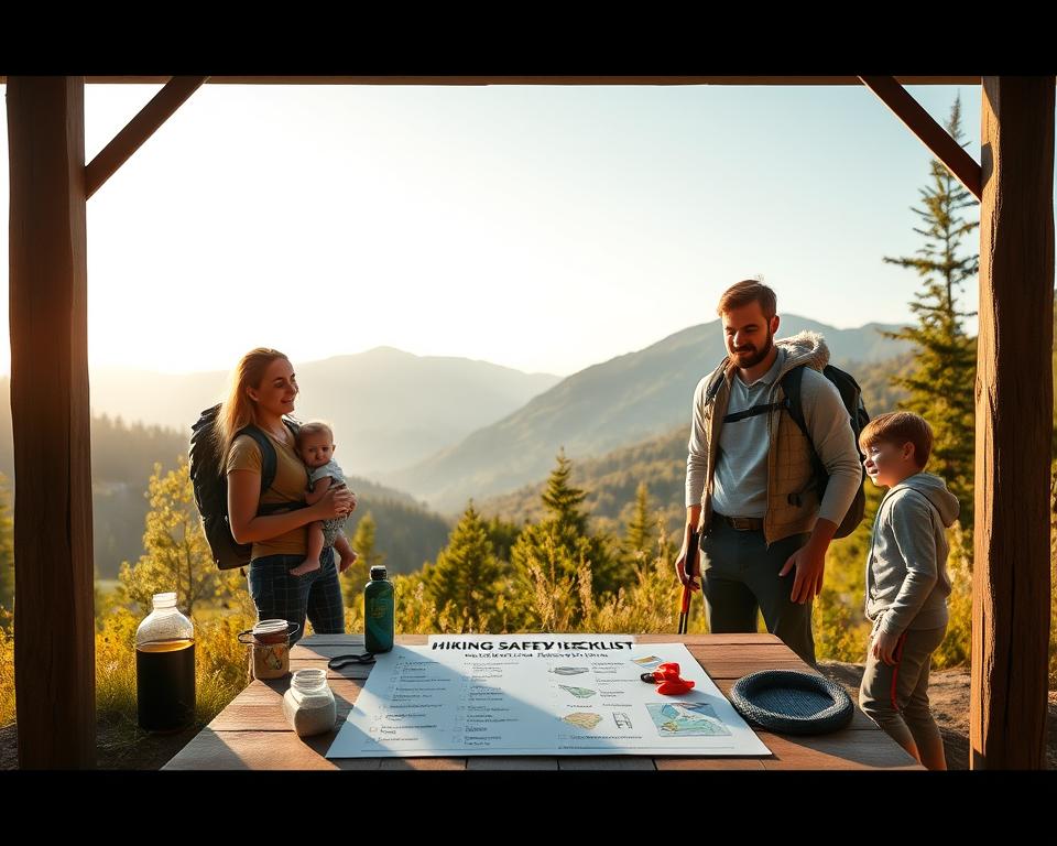family hiking safety checklist