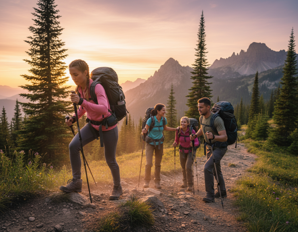 uphill hiking techniques