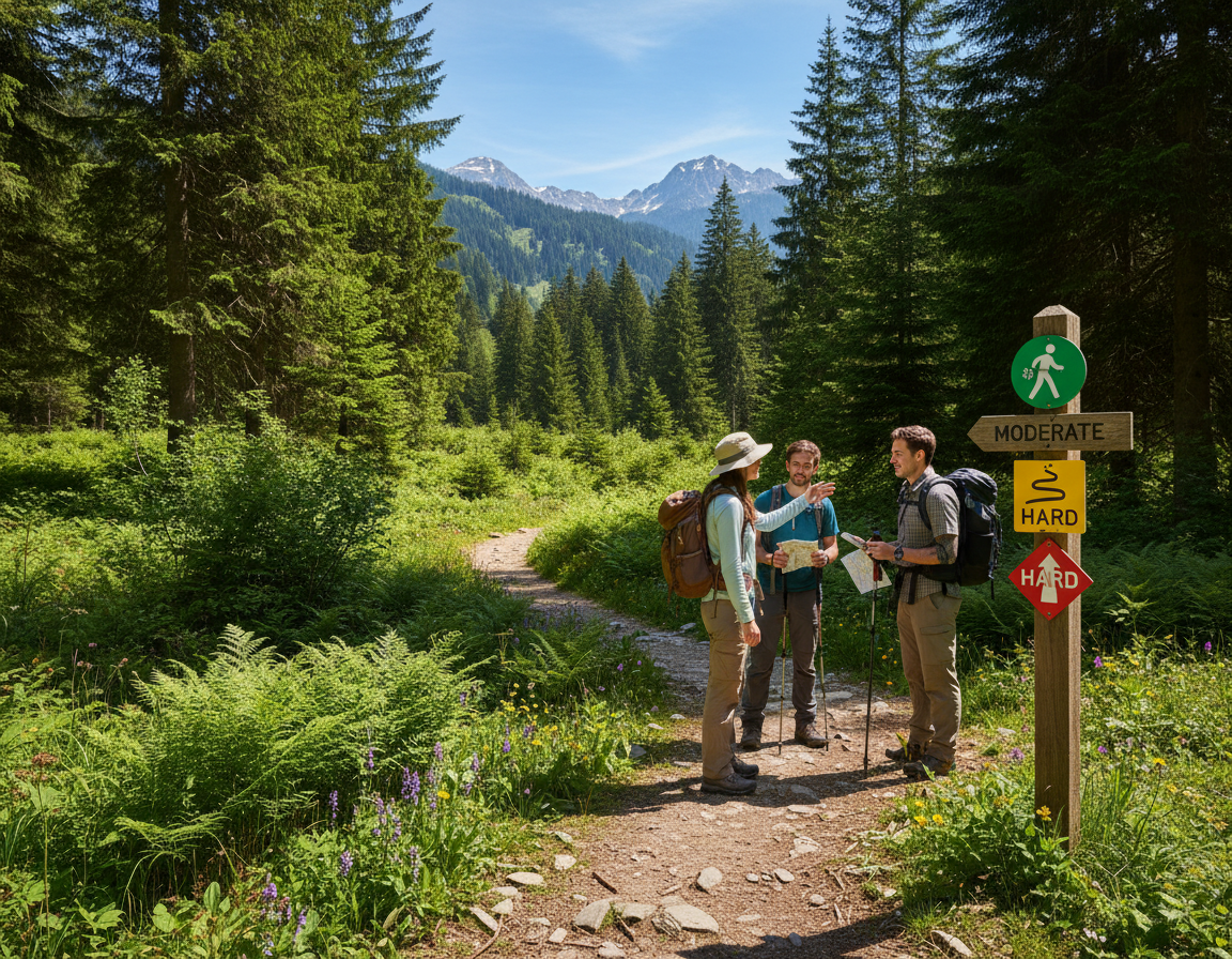 choosing hiking trail difficulty