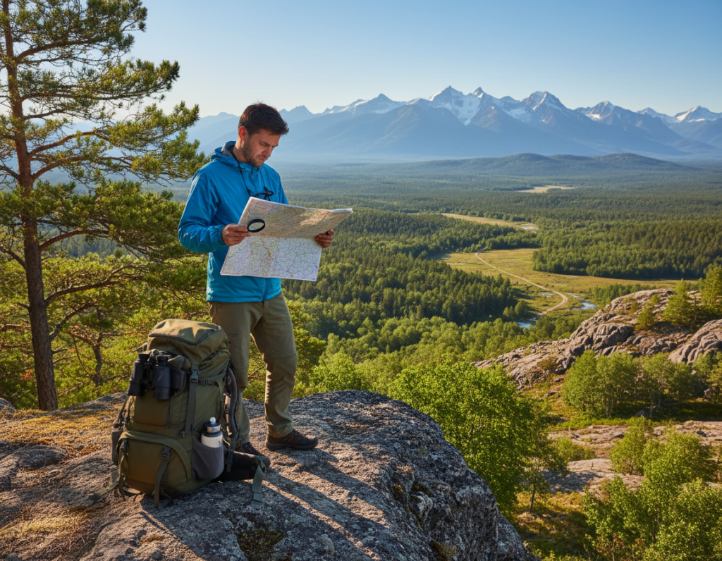 terrain reading hiking