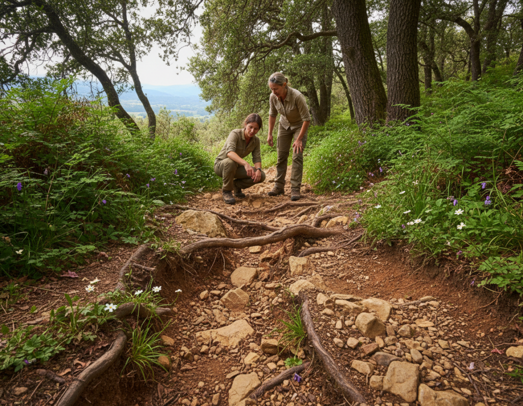 trail erosion causes