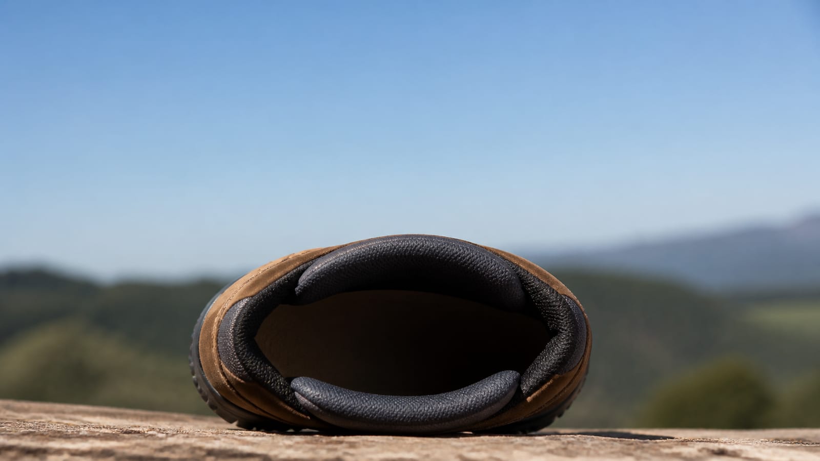 6 hiking boots built for wide feet that actually fit viewed end-on outdoors