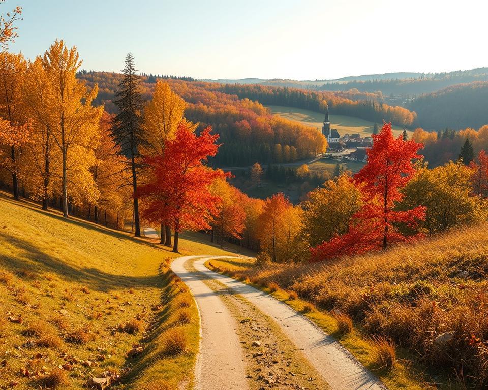 scenic autumn hikes in poland